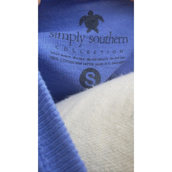 Simply Southern Mandala T-Shirt Womens Size Small Light Purple Blue 100% Cotton - Picture 4 of 11